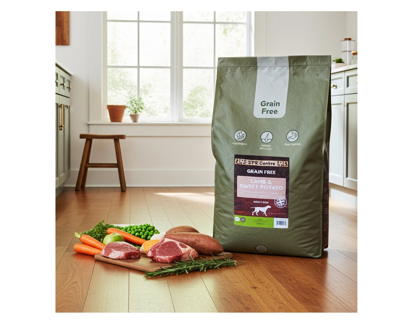 SPR - Grain Free Lamb & Sweet Potato Dog Food - Buy Online SPR Centre UK
