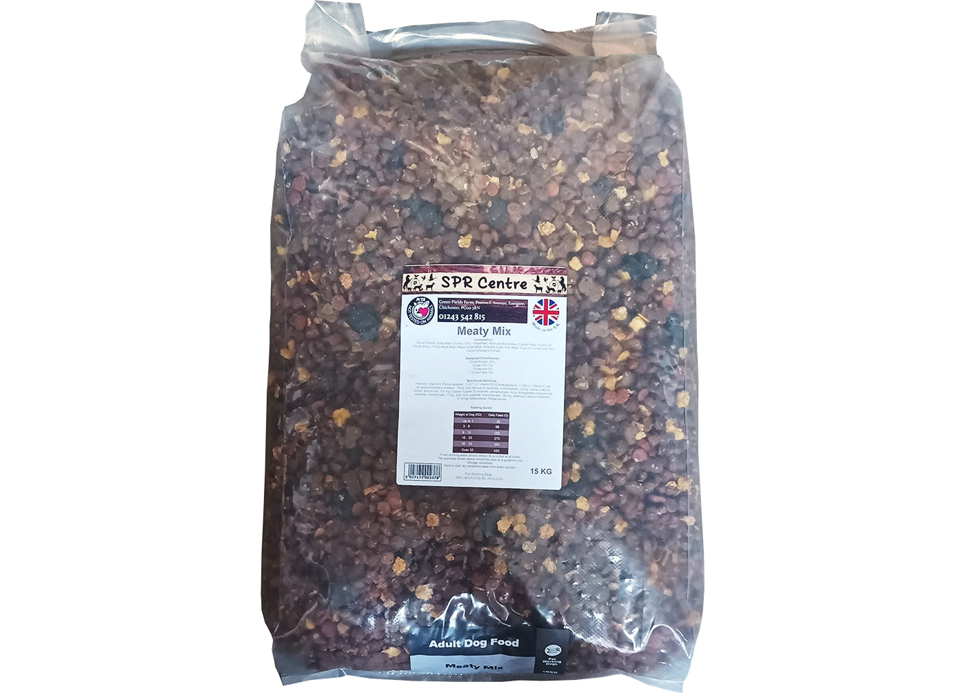 SPR - Meaty Mix Working Dog Food 15kg - Buy Online SPR Centre UK