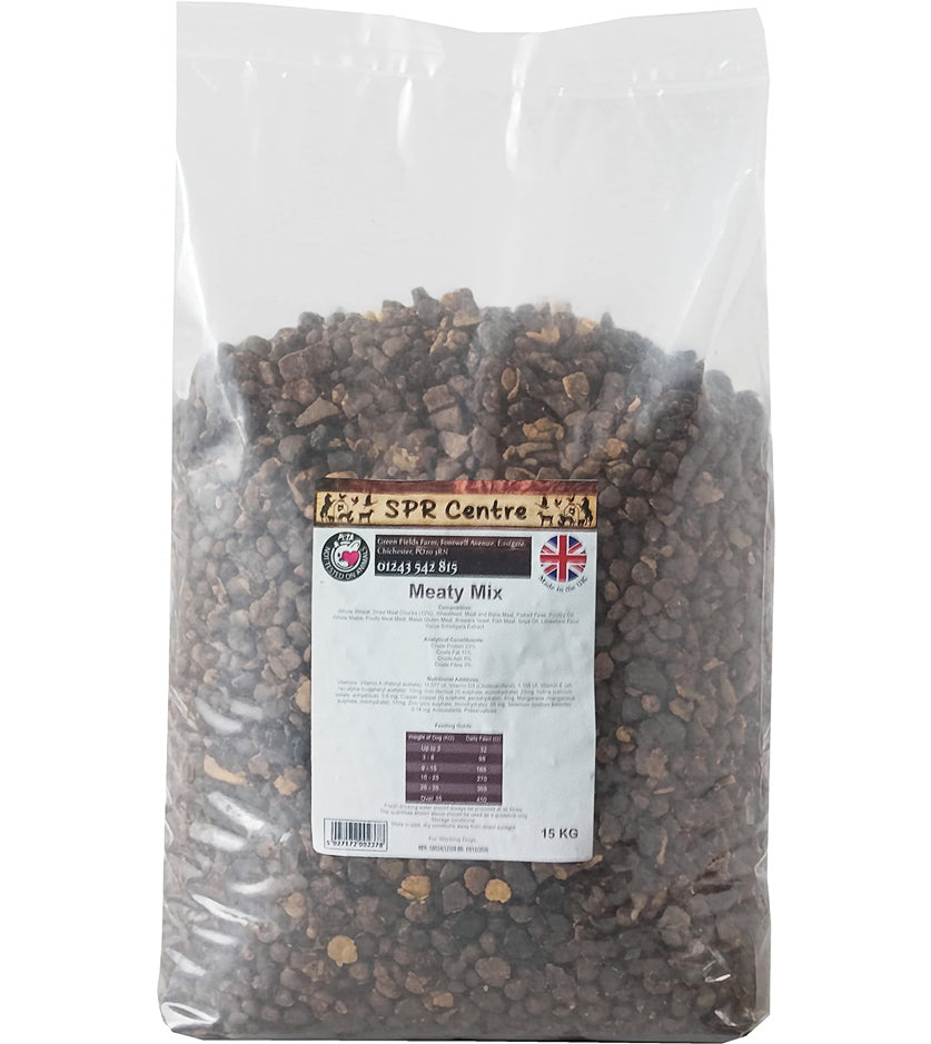 SPR - Meaty Mix Working Dog Food 15kg - Buy Online SPR Centre UK
