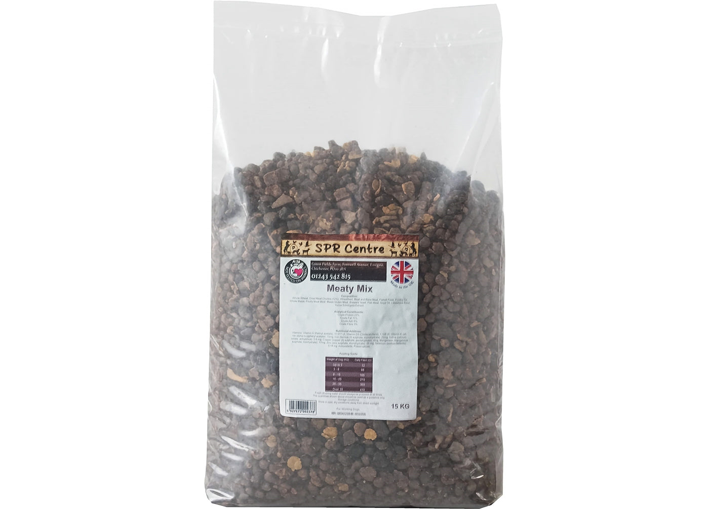SPR - Meaty Mix Working Dog Food 15kg - Buy Online SPR Centre UK