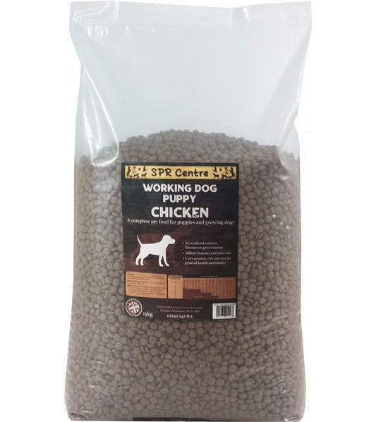 SPR - Working Dog Puppy with Chicken 15kg - Buy Online SPR Centre UK