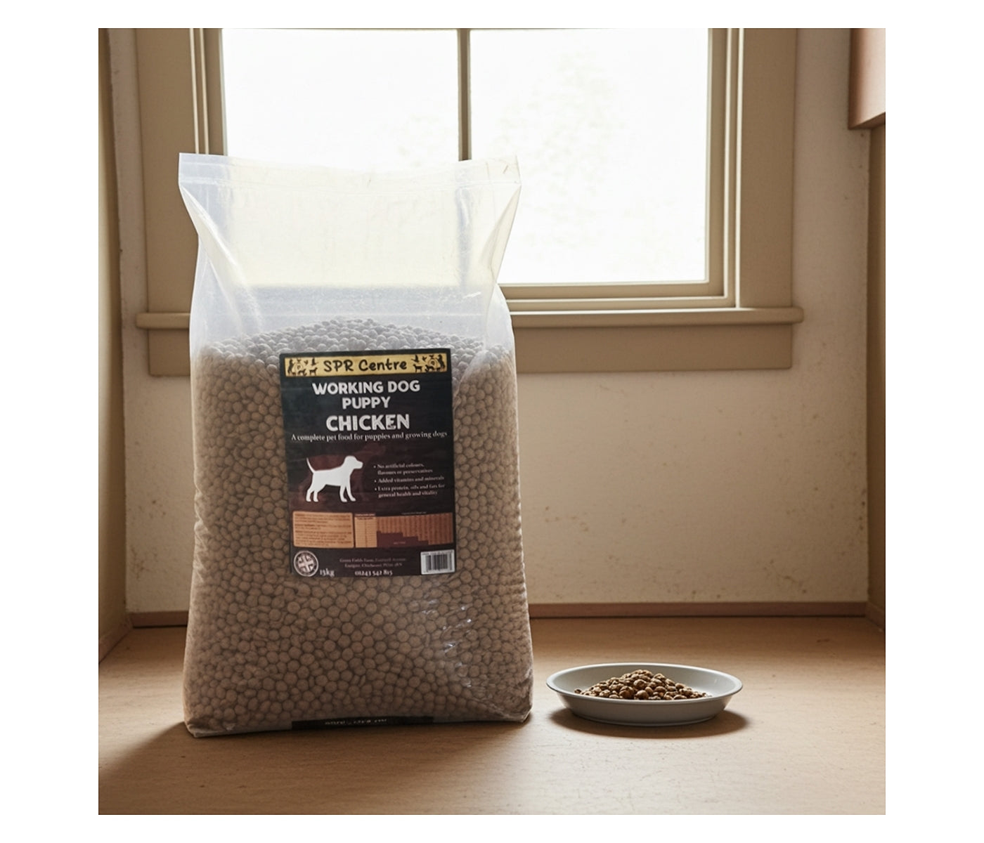 SPR - Working Dog Puppy with Chicken 15kg - Buy Online SPR Centre UK