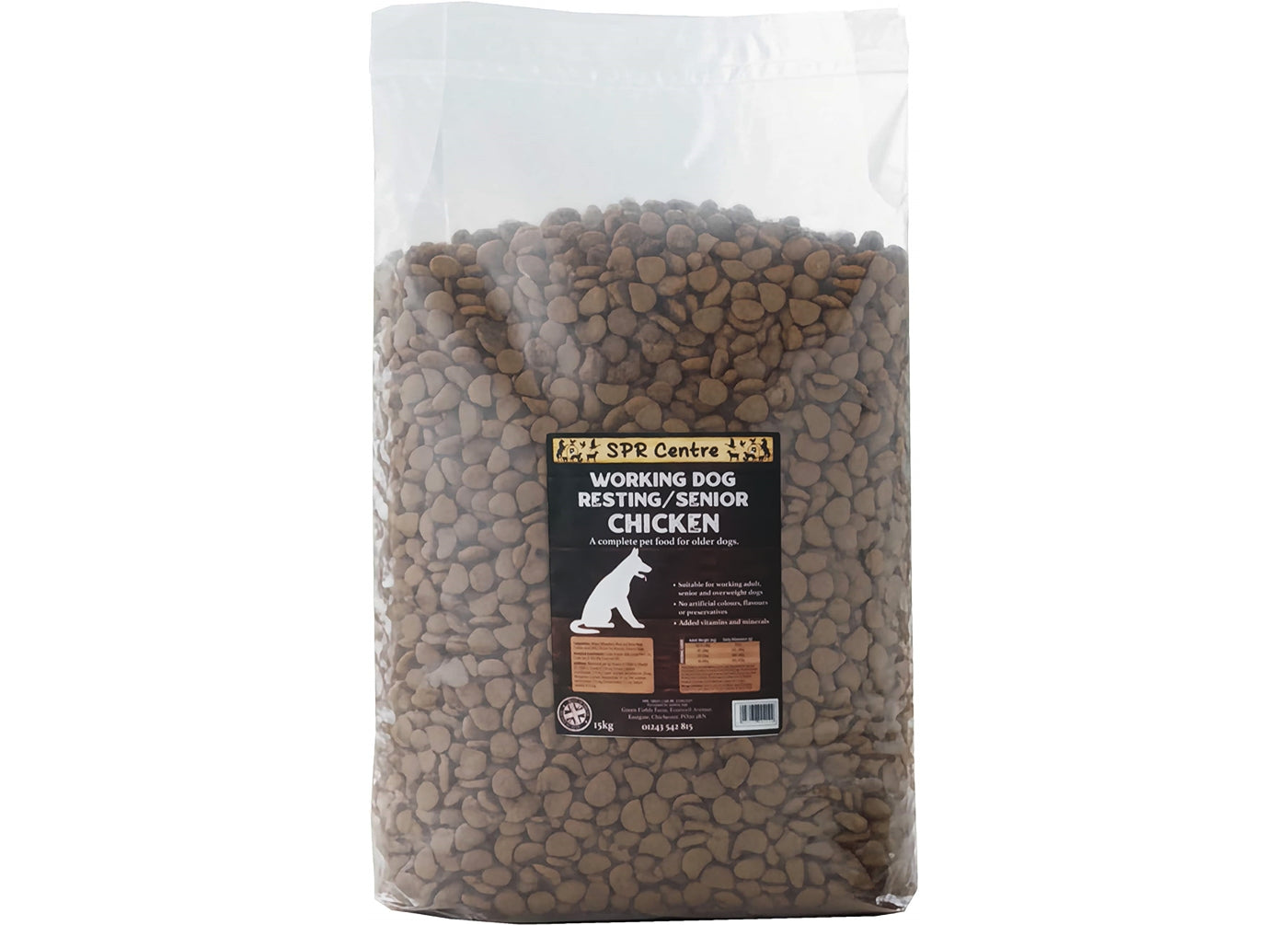SPR - Resting/Senior Working Dog Food 15kg - Buy Online SPR Centre UK