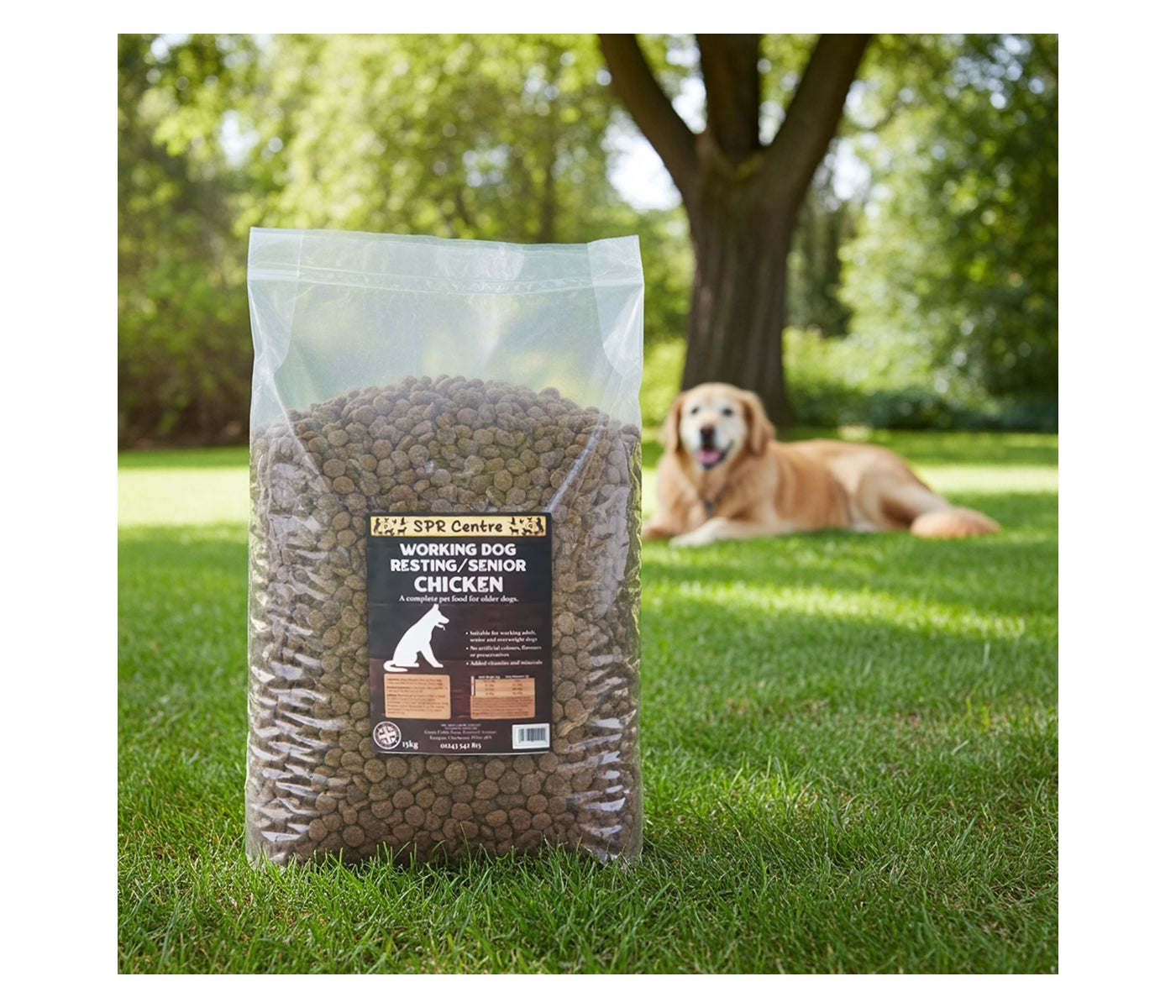 SPR - Resting/Senior Working Dog Food 15kg - Buy Online SPR Centre UK