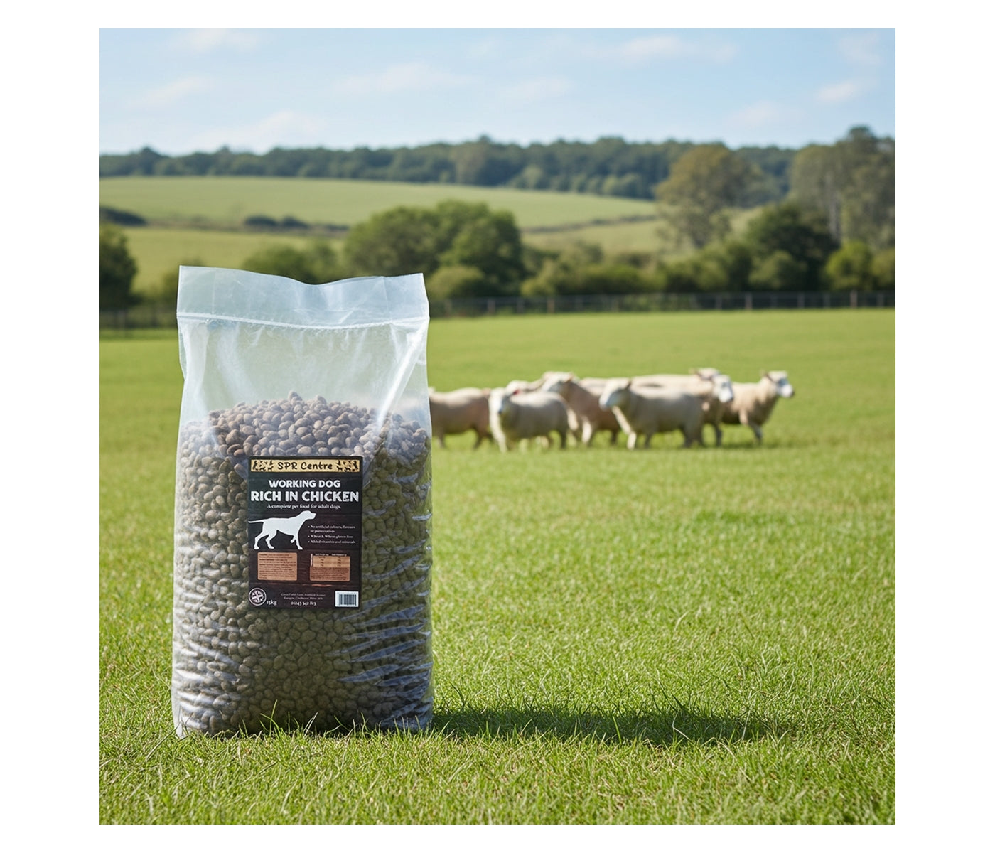 SPR - Rich in Chicken Working Dog Food 15kg - Buy Online SPR Centre UK
