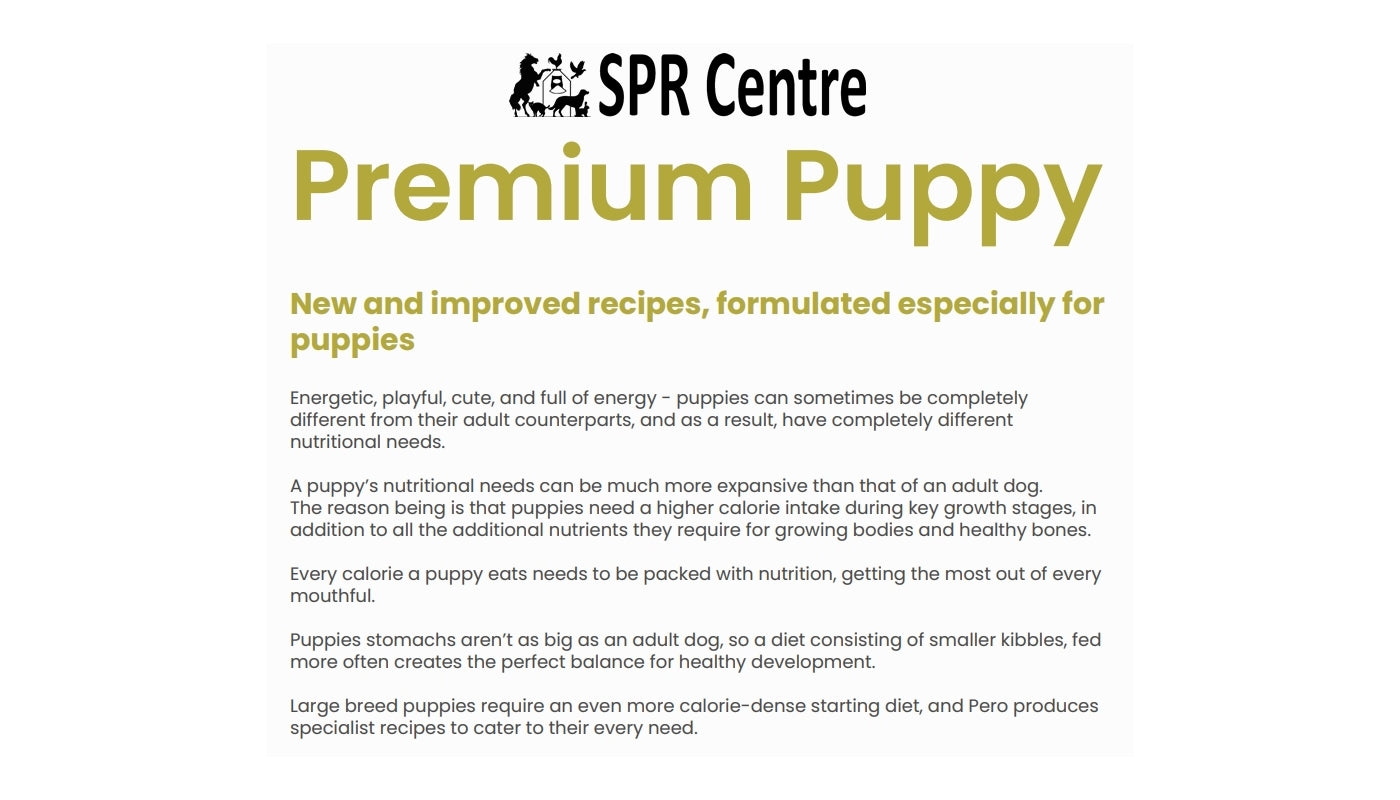 SPR - Premium Puppy Complete | Dog Food - Buy Online SPR Centre UK