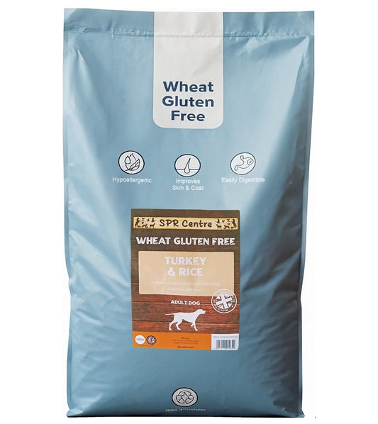 SPR - Gluten Free Turkey & Rice Dog Food - Buy Online SPR Centre UK