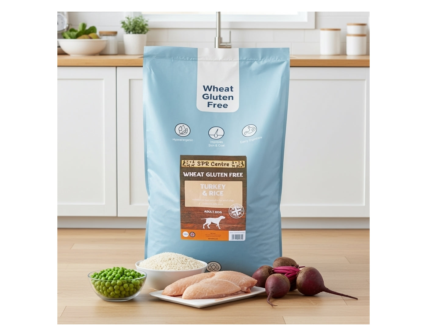 SPR - Gluten Free Turkey & Rice Dog Food - Buy Online SPR Centre UK