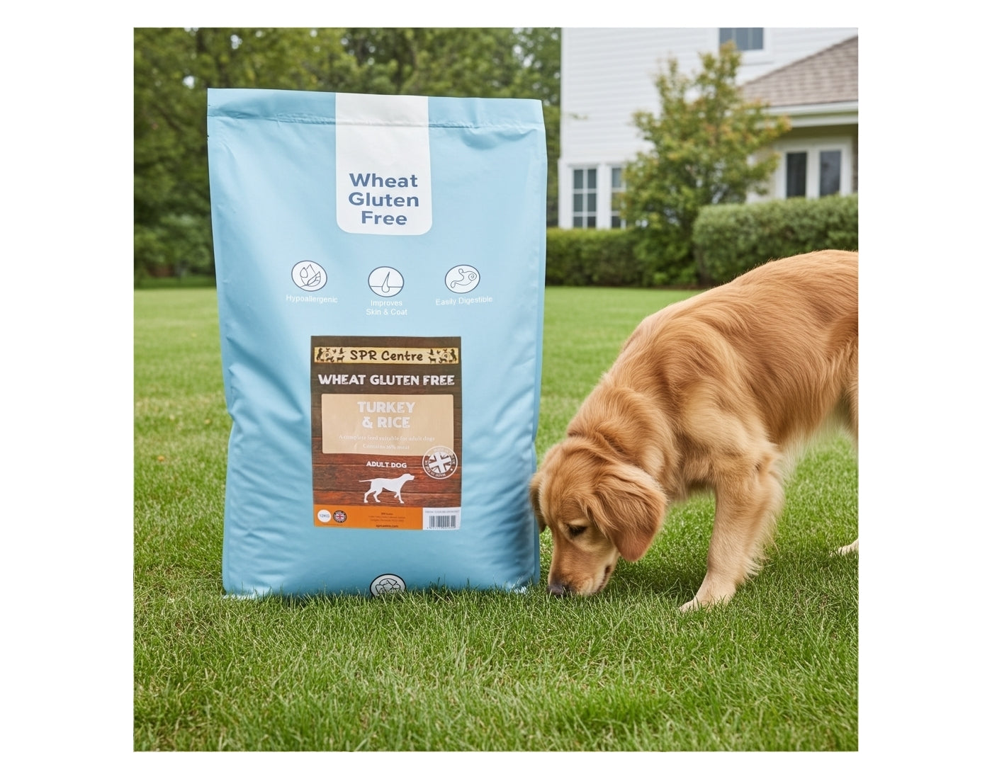 SPR - Gluten Free Turkey & Rice Dog Food - Buy Online SPR Centre UK
