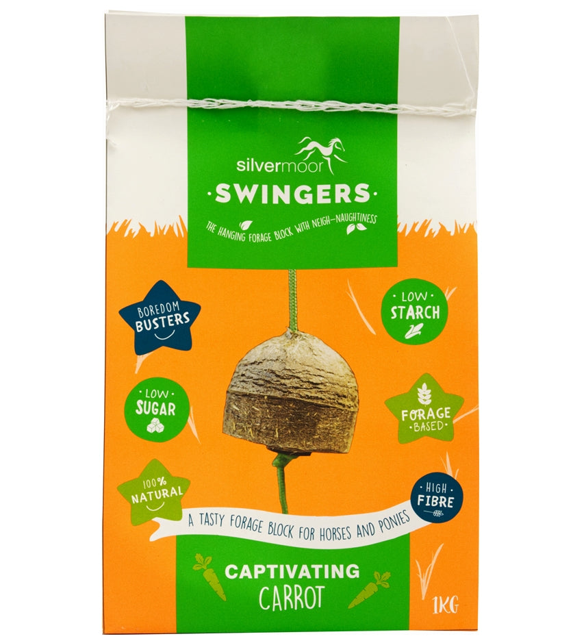 Silvermoor - Swingers (Captivating Carrot) | Forage Block for Horses ...