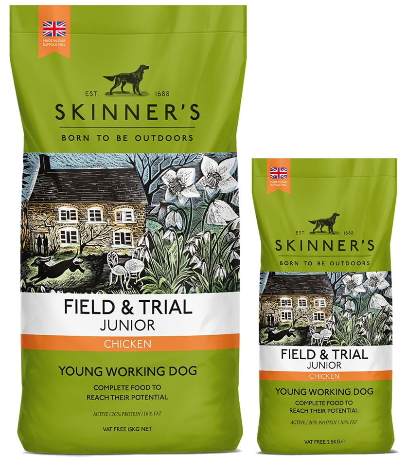 Skinner's - Field & Trial Junior Chicken *VAT Free* Buy Online SPR Centre UK