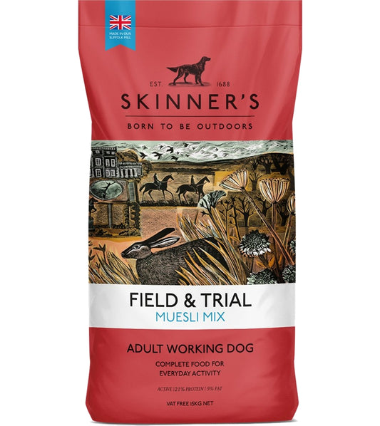 Skinner's - Field & Trial Muesli Mix 15kg - *VAT Free* - Buy Online SPR Centre UK