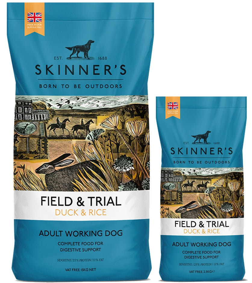 Skinner's - Field & Trial Duck & Rice - *VAT Free* - Buy Online SPR Centre UK