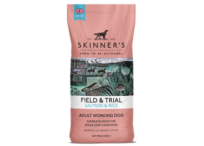 Skinner's - Field & Trial Salmon & Rice _*VAT FREE* - Buy Online SPR Centre UK