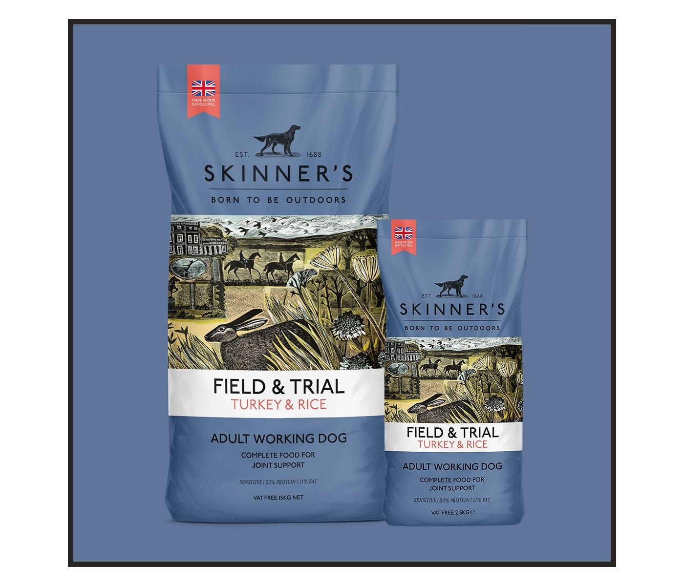 Skinner's - Field & Trial Turkey & Rice - *VAT Free* - Buy Online SPR Centre UK