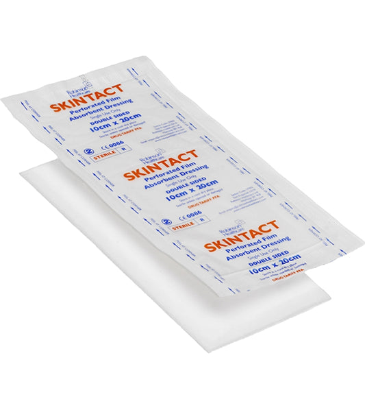 Skintact - Perforated Film Absorbent Dressing (10 x 20cm)