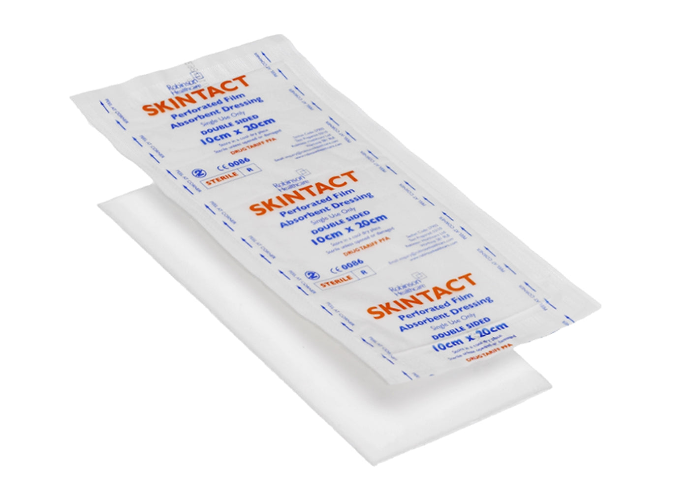 Skintact - Perforated Film Absorbent Dressing (10 x 20cm)