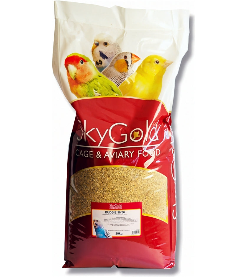 SkyGold - Budgie 50/50 Mix 20kg - Buy Online SPR Centre UK