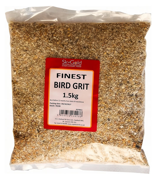 SkyGold - Finest Bird Grit 1.5kg - Buy Online SPR Centre UK