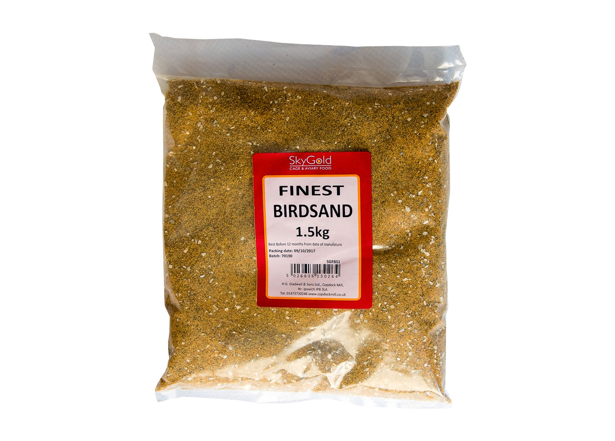 SkyGold - Finest Bird Sand - 1.5kg - Buy Online SPR Centre UK