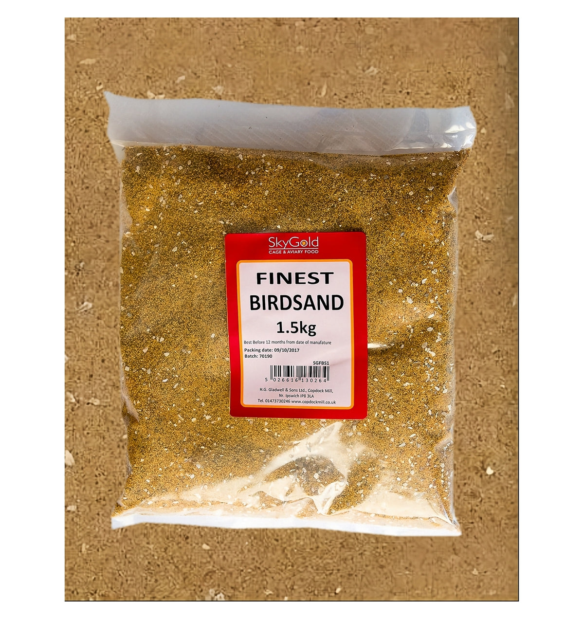SkyGold - Finest Bird Sand - 1.5kg - Buy Online SPR Centre UK