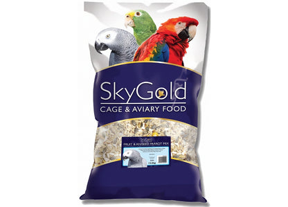 SkyGold - Fruit & Aniseed Parrot Mix 12.5kg - Buy Online SPR Centre UK
