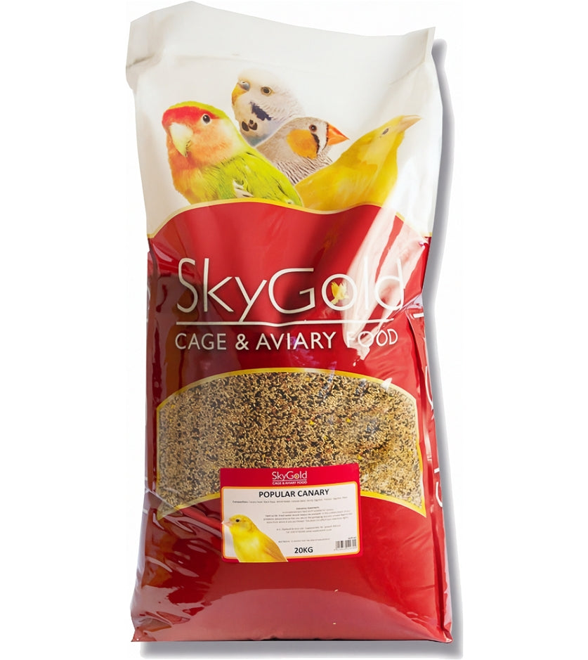 SkyGold - Popular Canary Mix 20kg - Buy Online SPR Centre UK