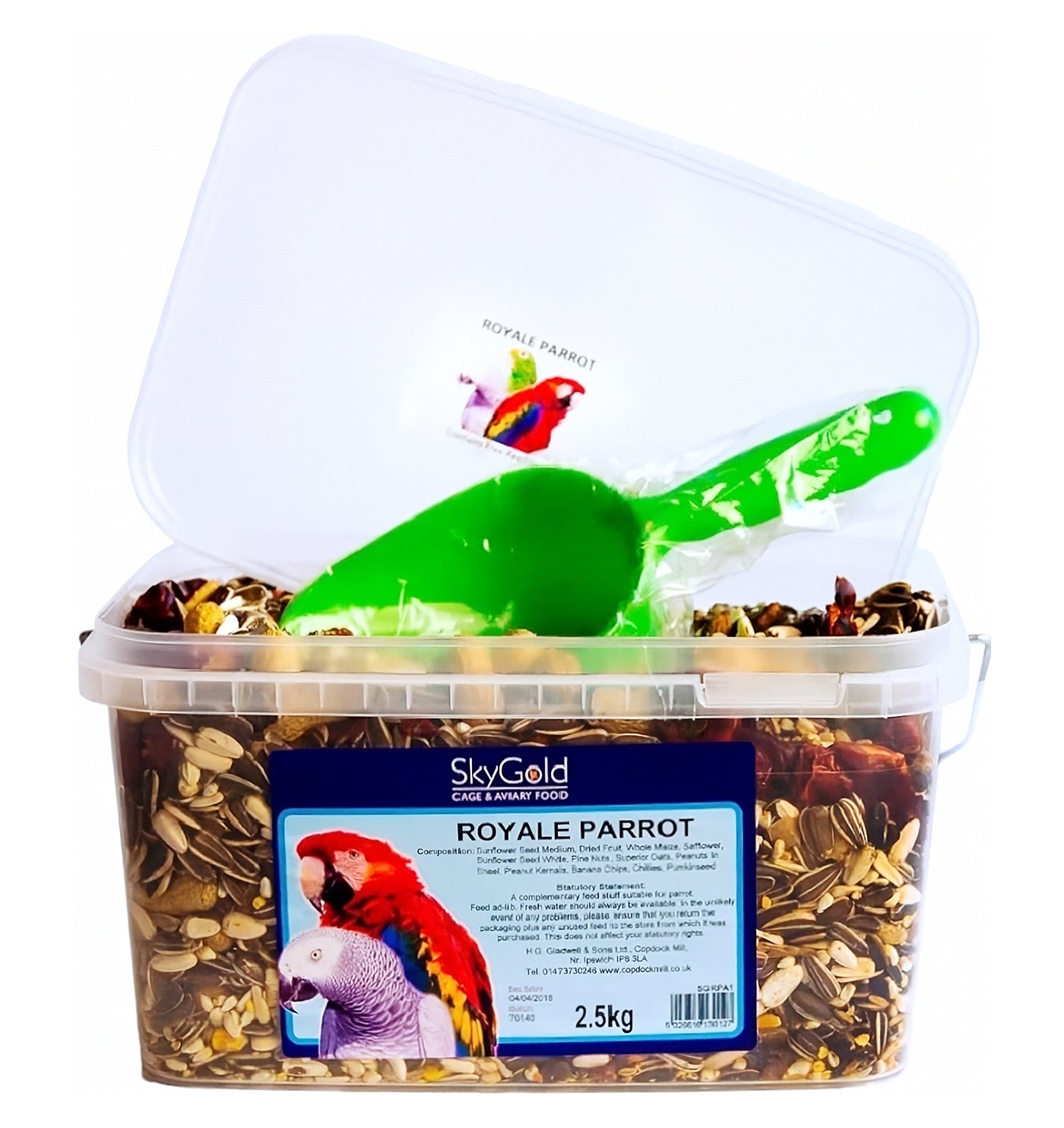 SkyGold - Royale Parrot Mix 2.5kg Tub - Buy Online SPR Centre UK