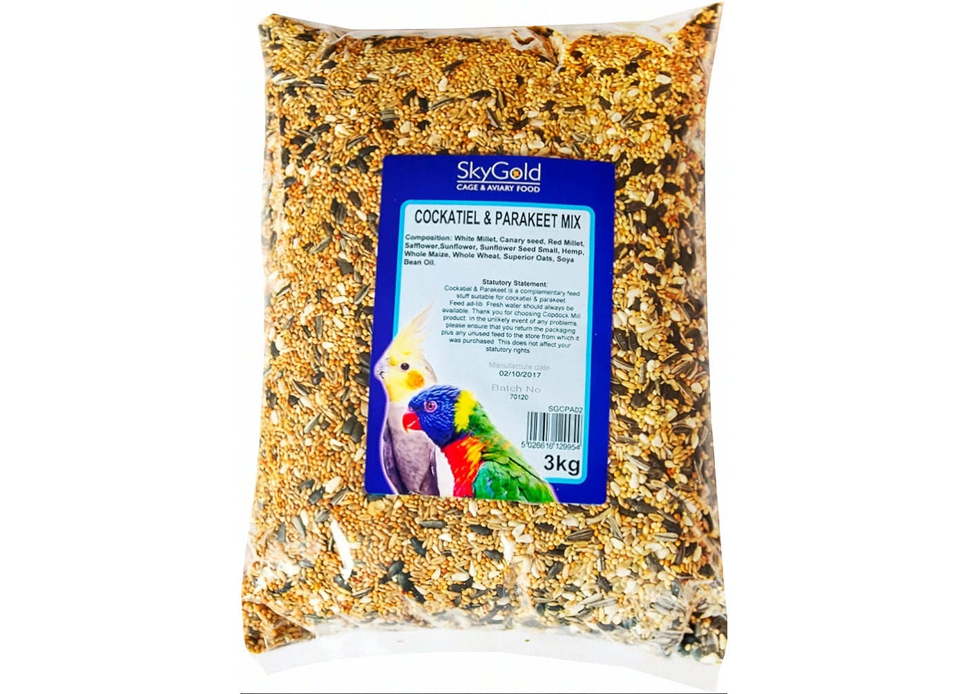 SkyGold - Cockatiel & Parakeet Mix - Buy Online SPR Centre UK