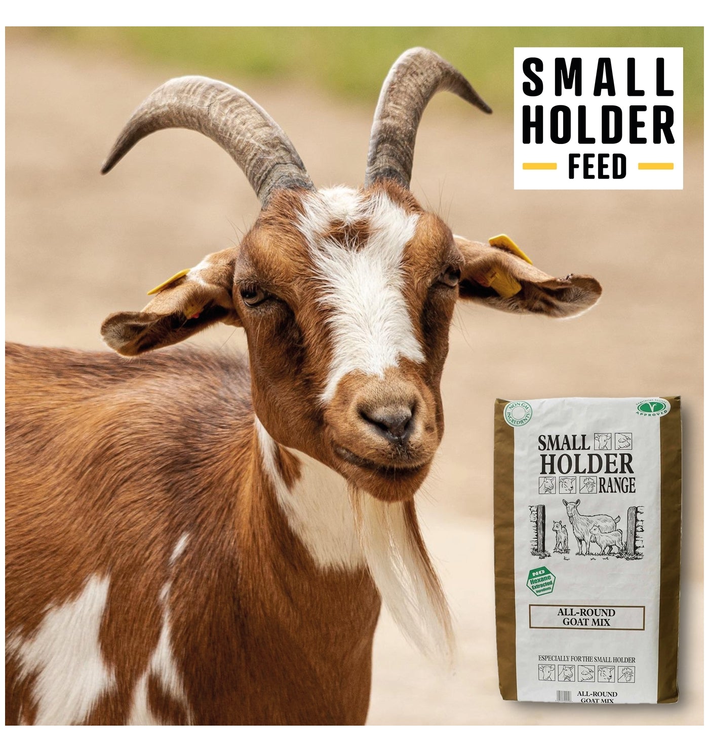 Smallholder Range - All Round Goat Mix 20kg - Buy Online SPR Centre UK