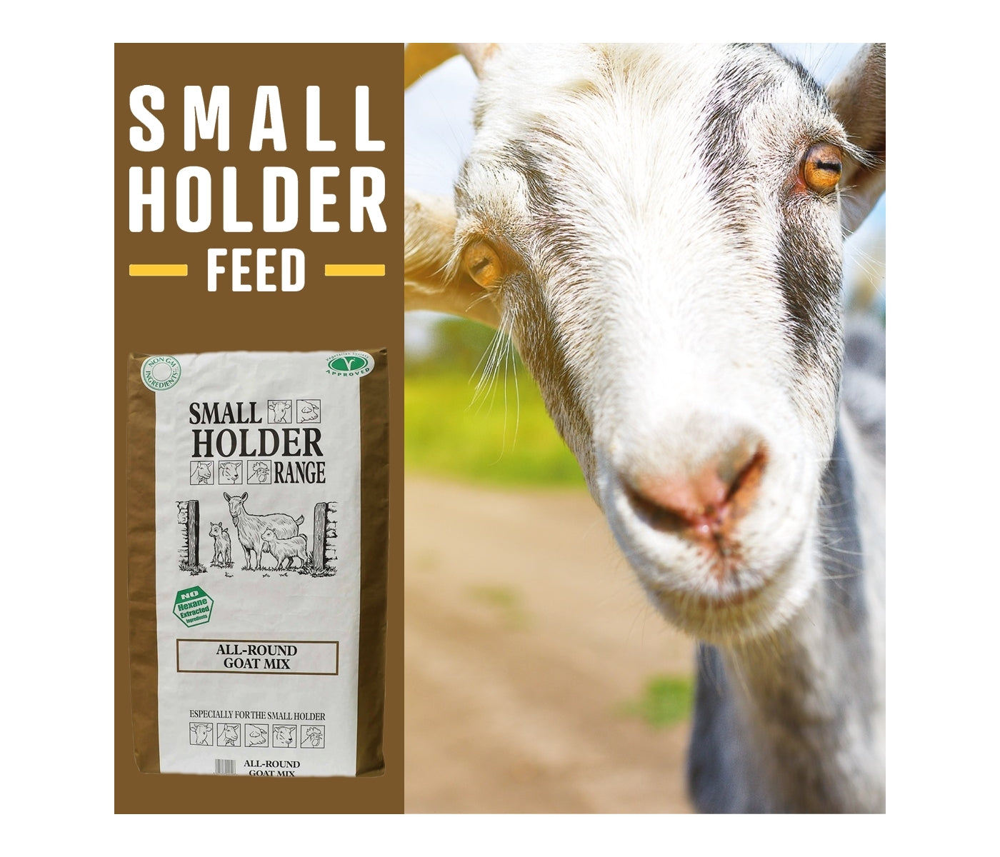 Smallholder Range - All Round Goat Mix 20kg - Buy Online SPR Centre UK