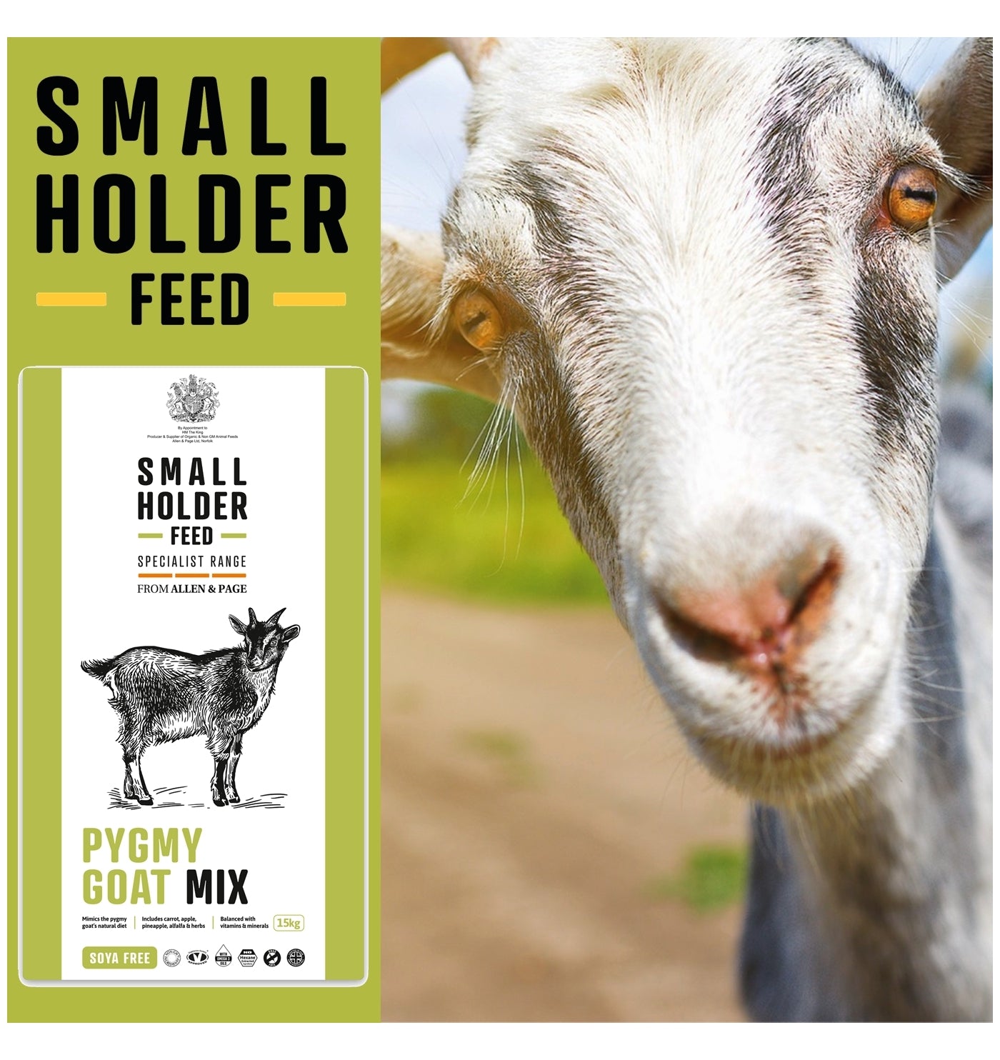 Smallholder - Pygmy Goat Mix 15kg - Buy Online SPR Centre UK