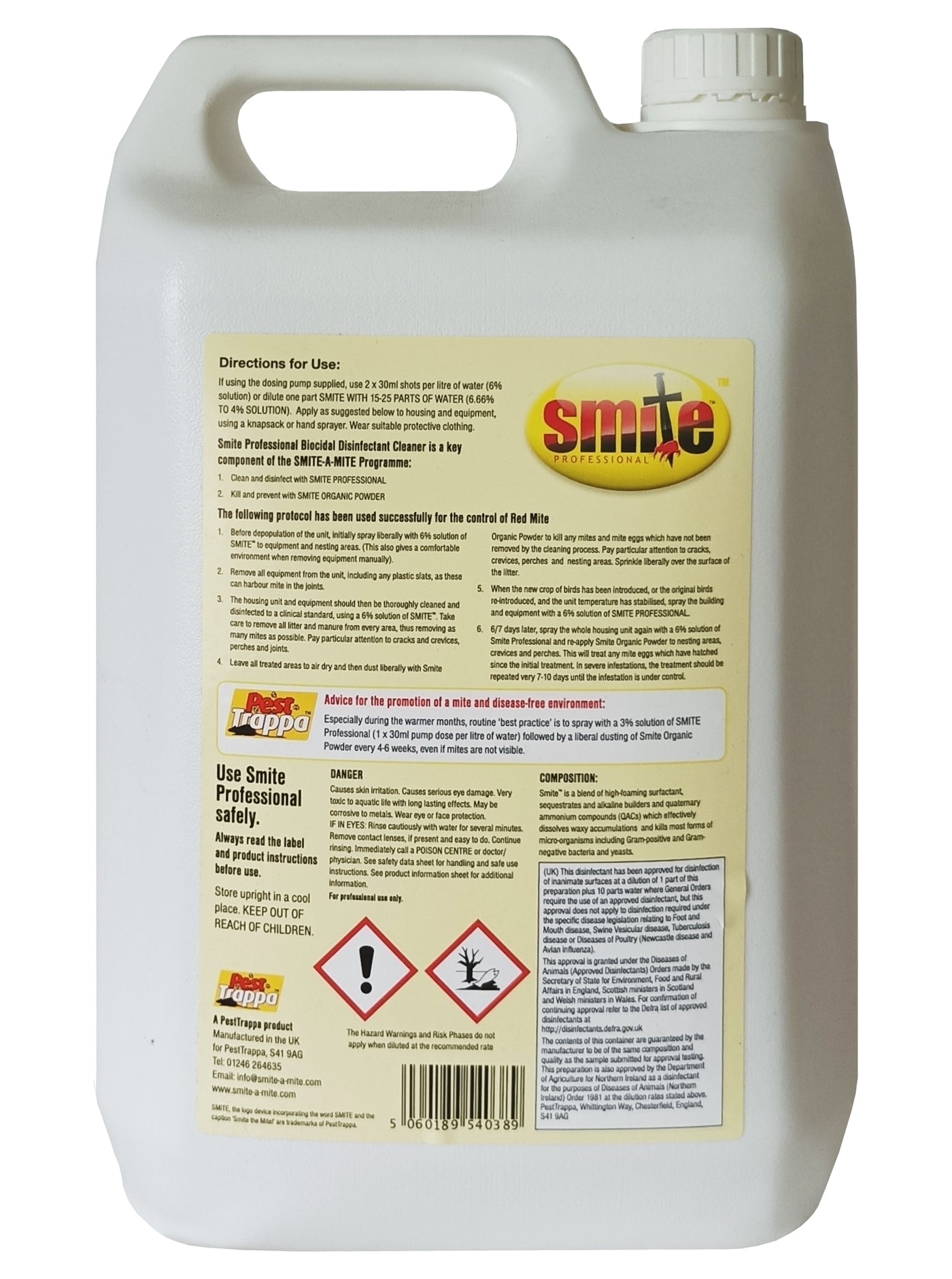 Smite Professional (Kills Red Mite) - Buy Online SPR Centre UK