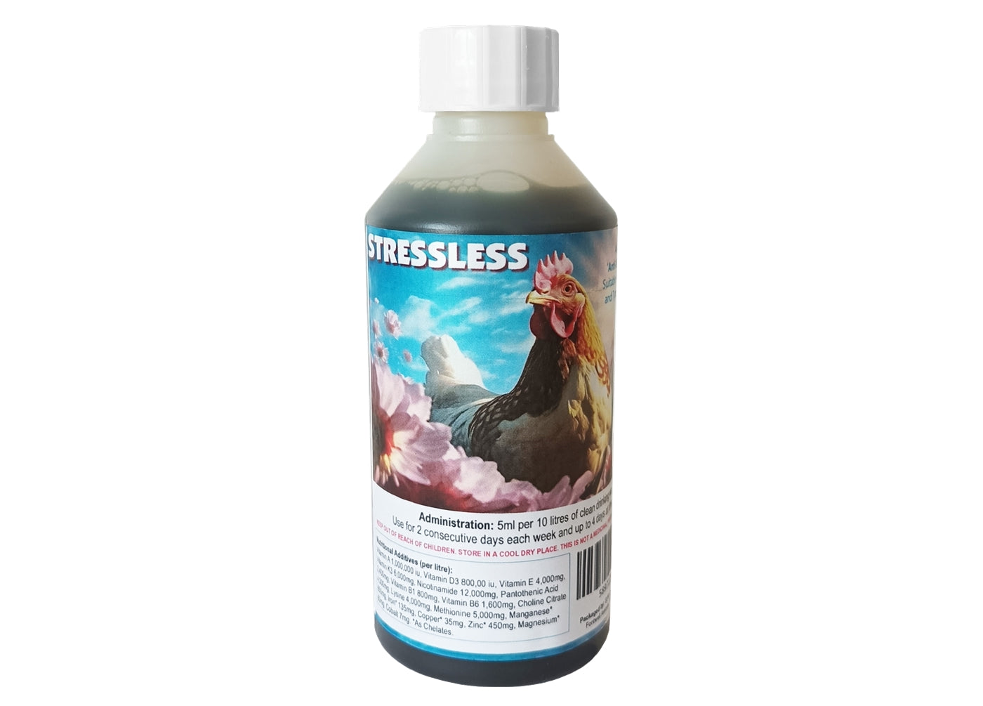 Stressless Poultry Tonic | Anti-Stress Chicken Supplement - Buy Online SPR Centre UK