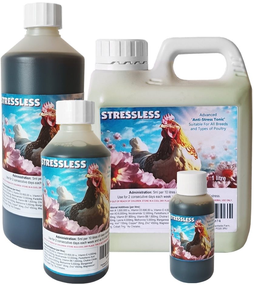 Stressless Poultry Tonic | Anti-Stress Chicken Supplement - Buy Online SPR Centre UK