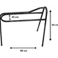 Stubbs - Tall 3 Leg Saddle Stand (Black) - Buy Online SPR Centre UK