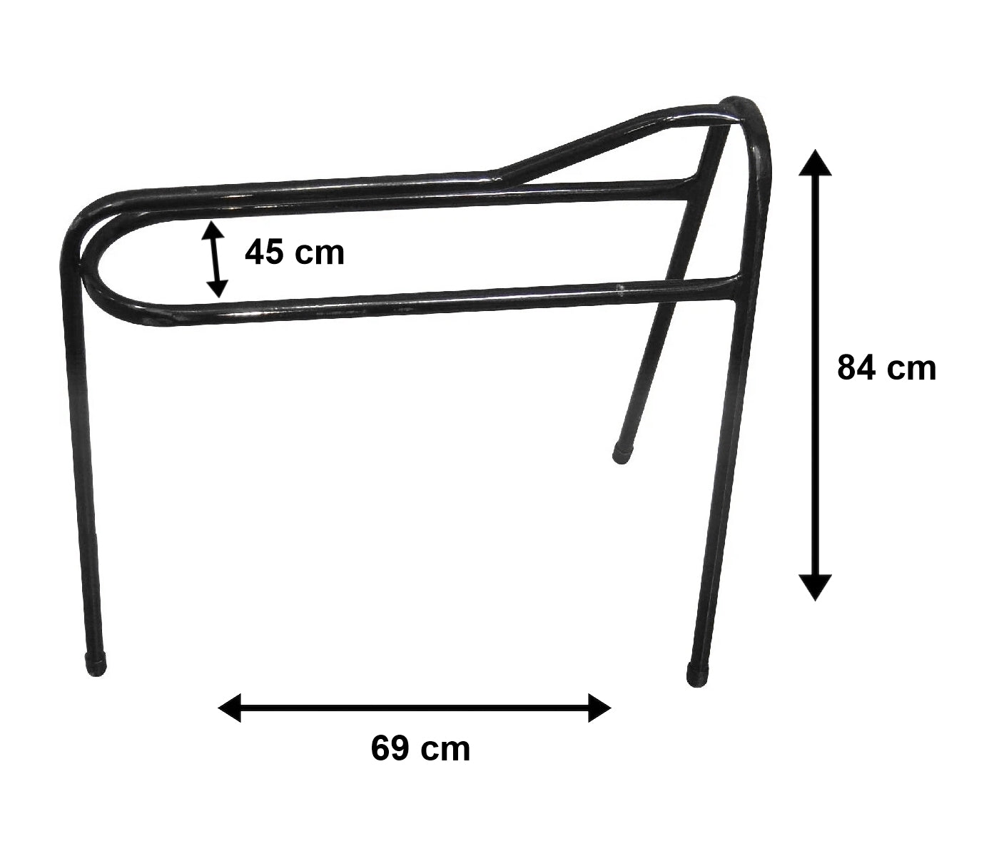 Stubbs - Tall 3 Leg Saddle Stand (Black) - Buy Online SPR Centre UK