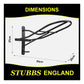 Stubbs - Standard Saddle Rack S17 (Black) - Buy Online SPR Centre UK
