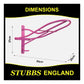 Stubbs - Standard Saddle Rack S17 (Pink) - Buy Online SPR Centre UK