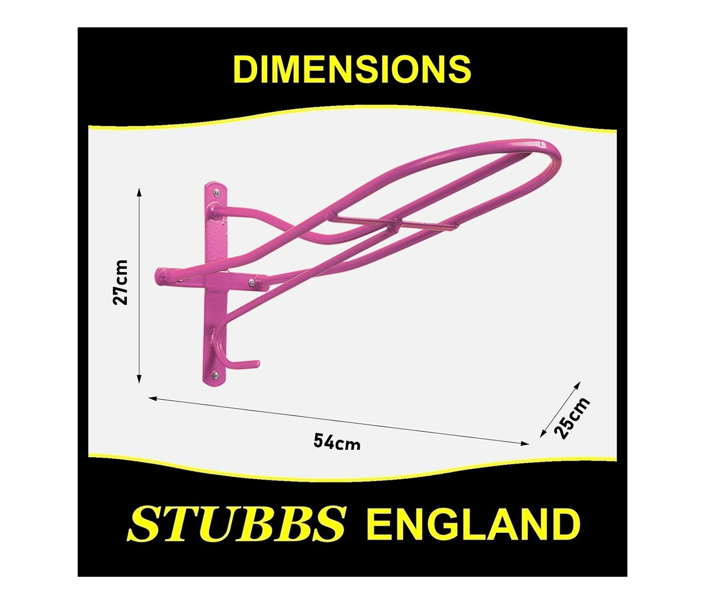 Stubbs - Standard Saddle Rack S17 (Pink) - Buy Online SPR Centre UK