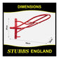 Stubbs - Standard Saddle Rack S17 (Red) - Buy Online SPR Centre UK