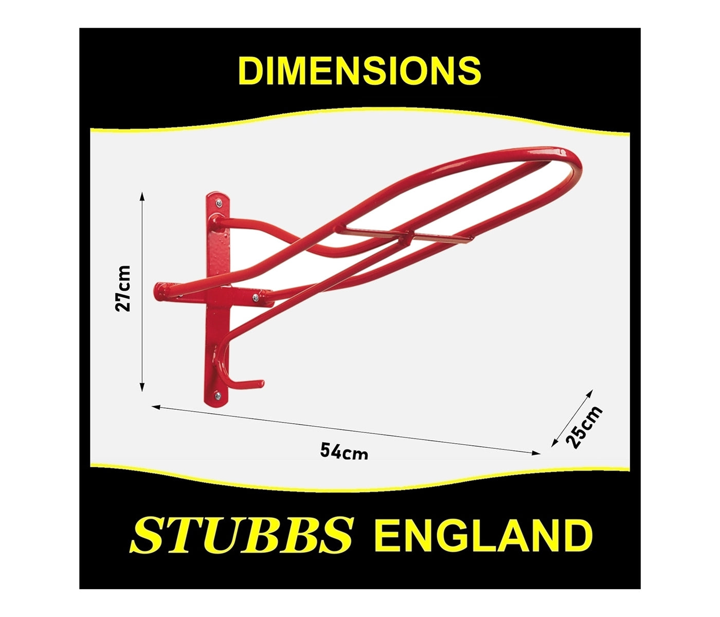 Stubbs - Standard Saddle Rack S17 (Red) - Buy Online SPR Centre UK