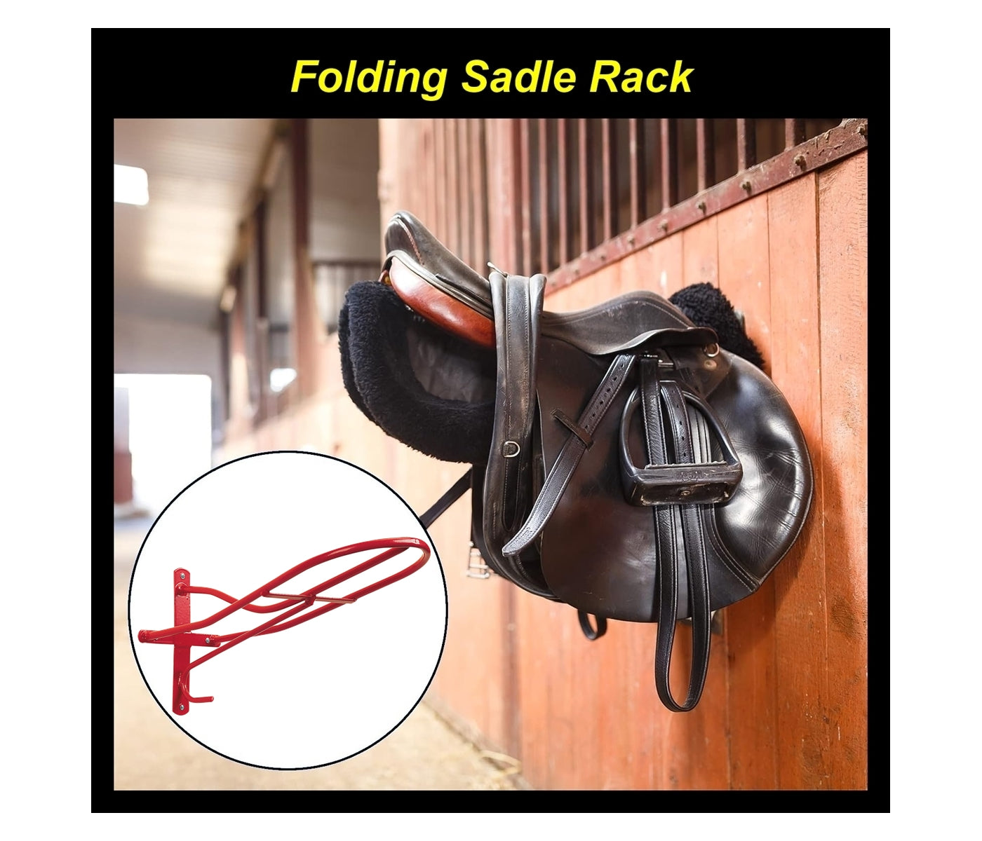 Stubbs - Standard Saddle Rack S17 (Red) - Buy Online SPR Centre UK