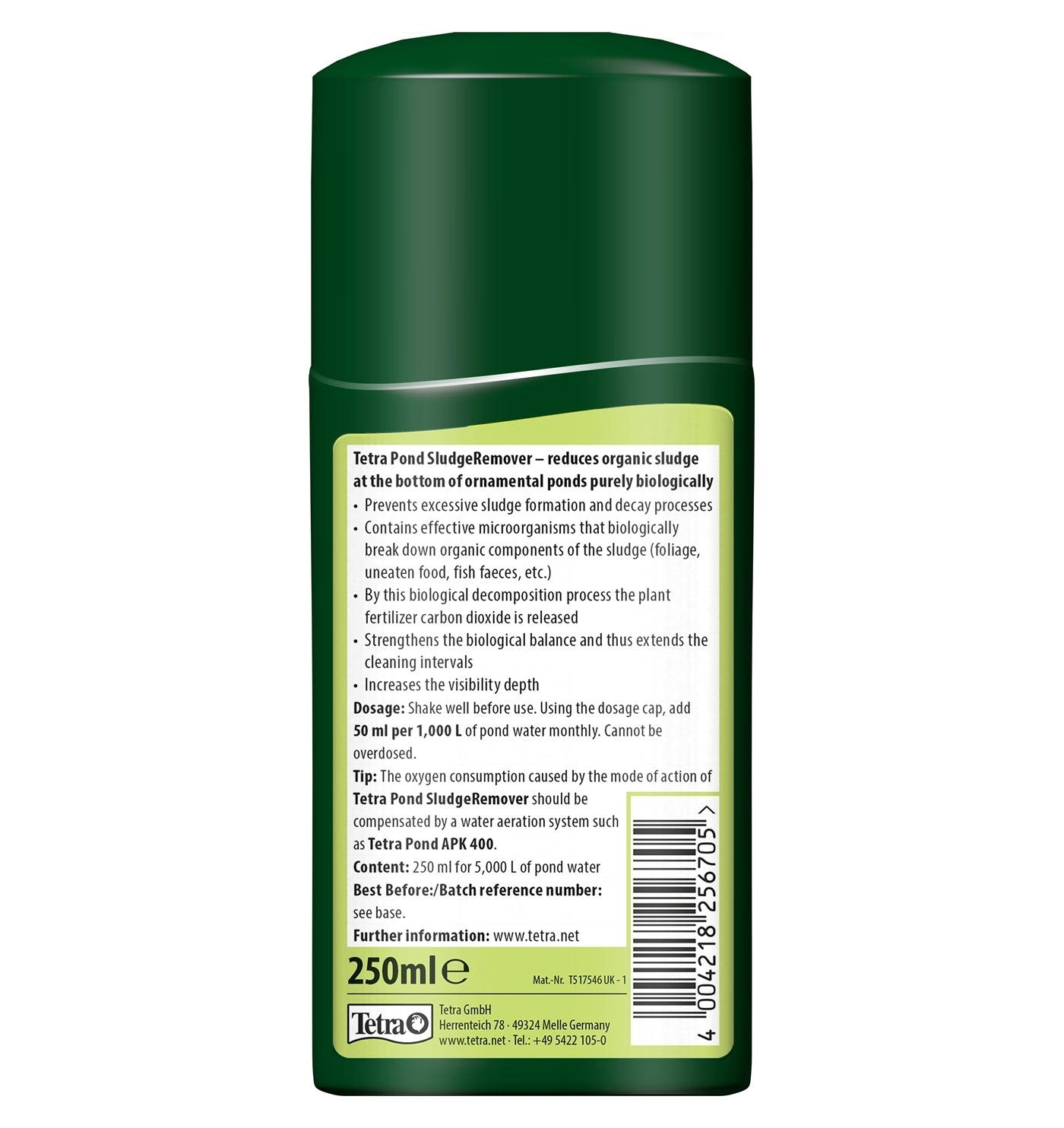 Tetra Pond - SludgeRemover 250ml - Buy Online SPR Centre UK