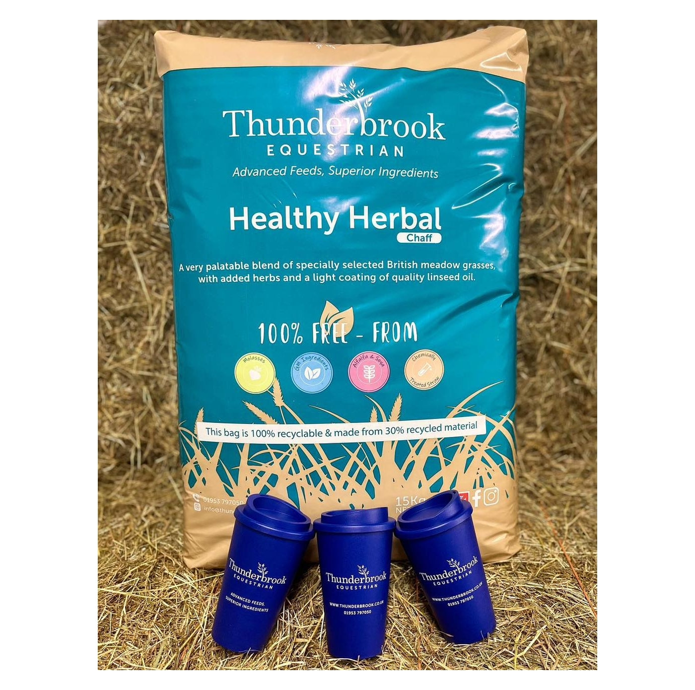 Thunderbrook Healthy Herbal Chaff | Horse Feed - Buy Online SPR Centre UK