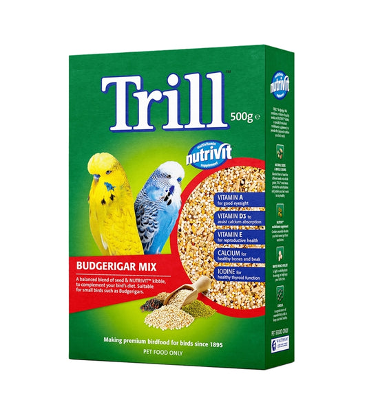 Trill - Budgerigar Mix - 500g - Buy Online SPR Centre UK