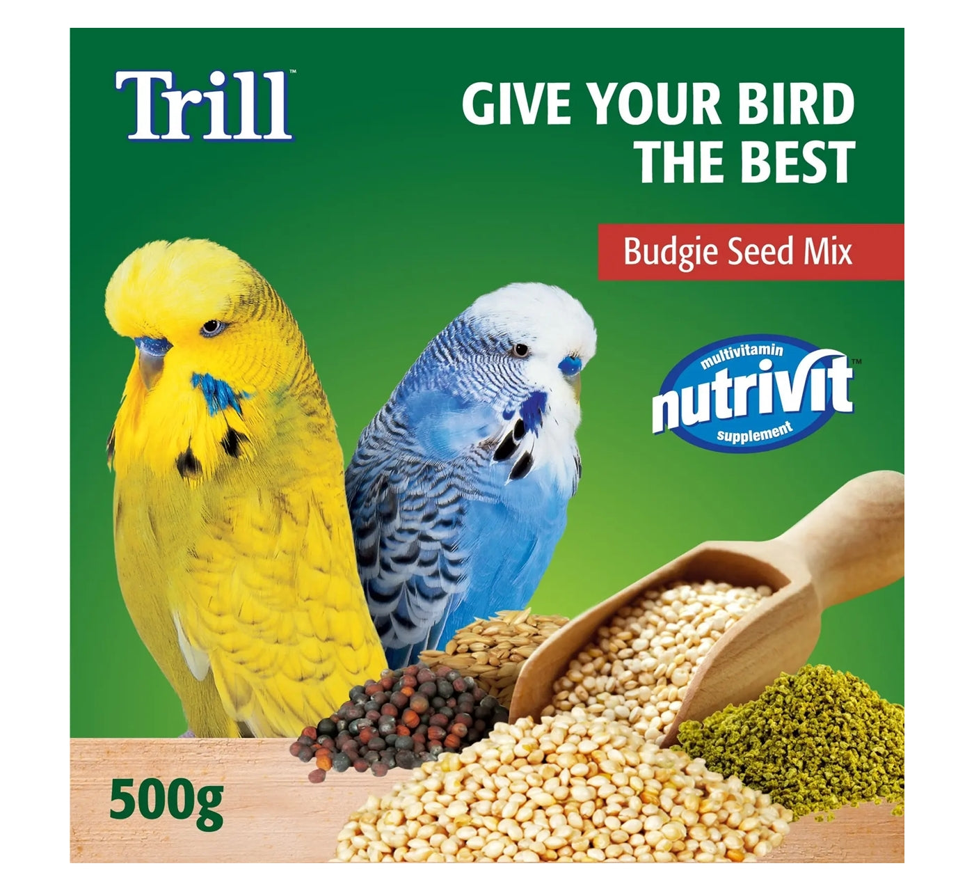 Trill - Budgerigar Mix - 500g - Buy Online SPR Centre UK