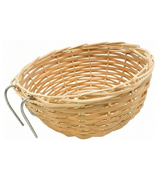 Trixie - Natural Wicker Canary Nest Pan - Buy Online SPR Centre UK