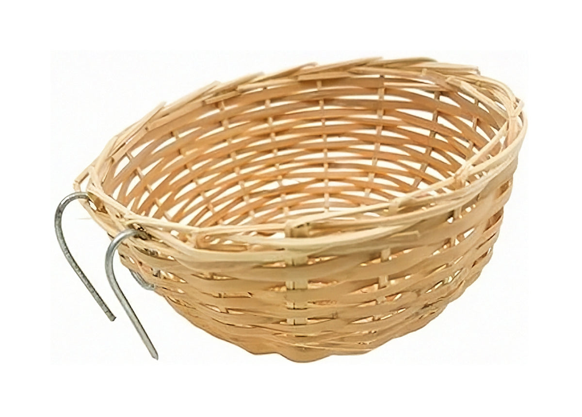 Trixie - Natural Wicker Canary Nest Pan - Buy Online SPR Centre UK