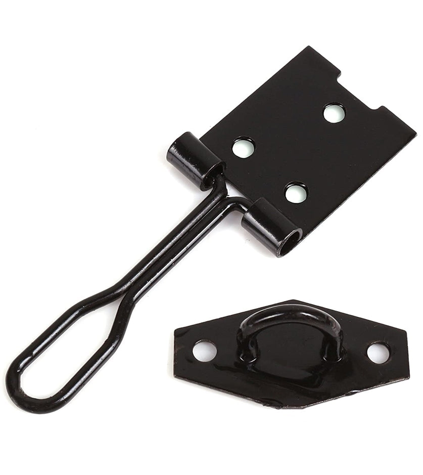 Unifix - Hasp and Staple 100mm (Black) - Buy Online SPR Centre UK